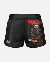 Phantom Athletics MMA Shorts Fusion-R Chainsaw - Zwart/Grijs/Rood