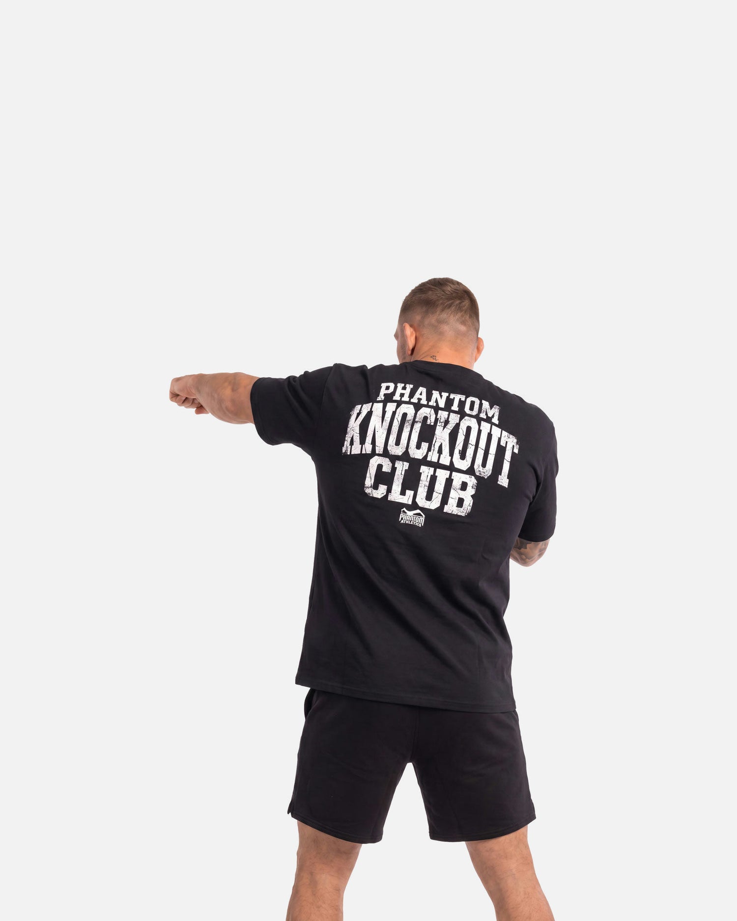 T-shirt Phantom Athletics Knockout Club Oversize Heavy – Nero