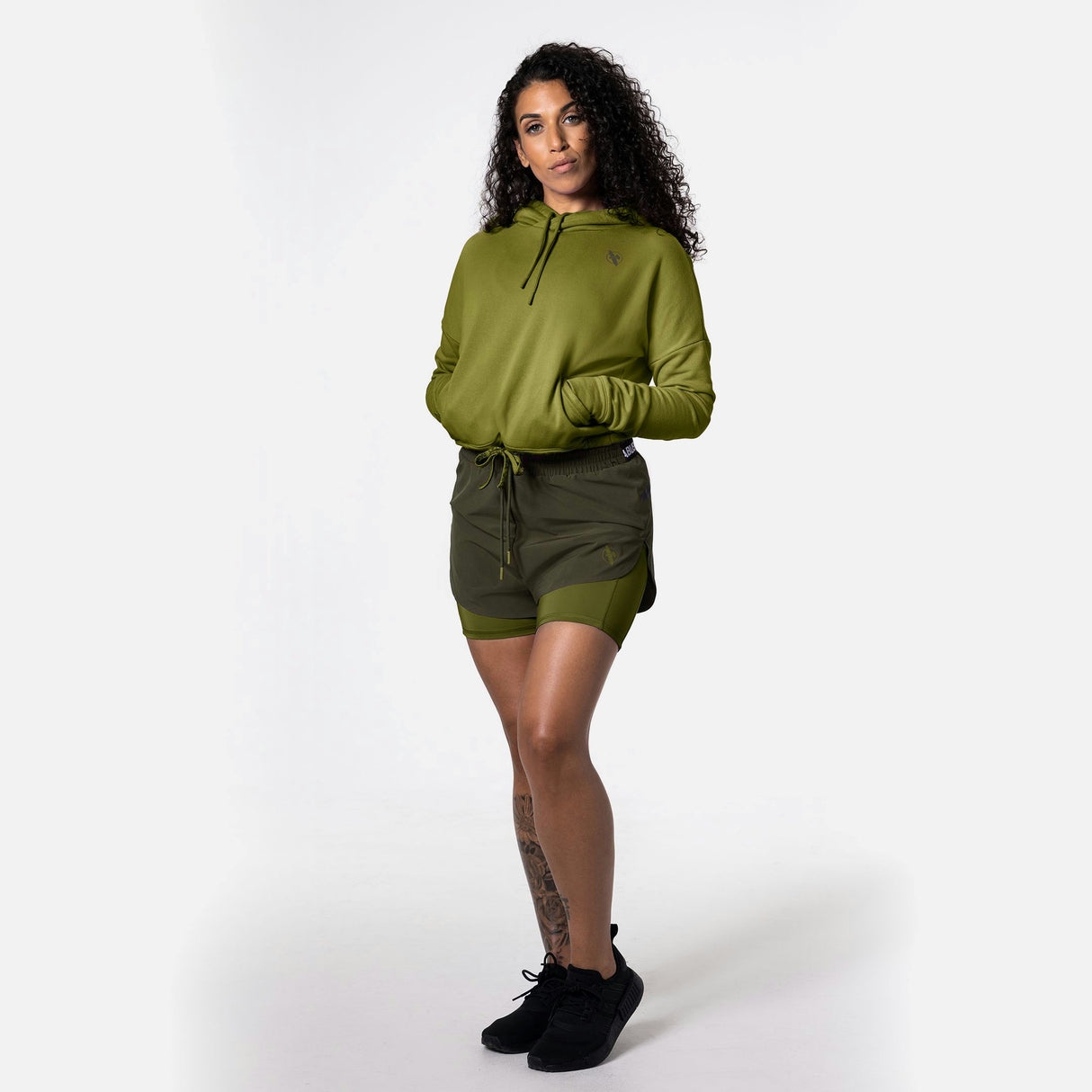 Hayabusa Hoodie Cozy Fleece Dames - Olijfgroen