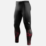 Hayabusa x UFC BJJ Compressie Shorts - Zwart/Rood
