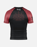 8 WEAPONS Rashguard 8 Ways Yant 2.0 - Zwart/Bordeaux