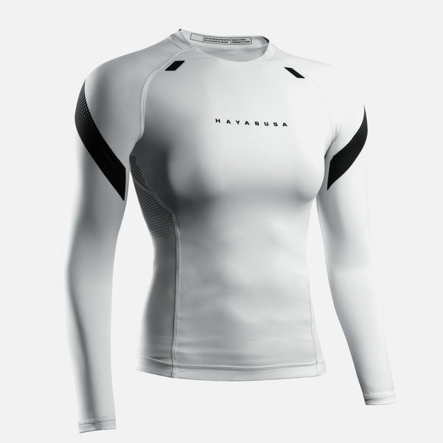 Rashguard Hayabusa Pro Ranked Maniche Lunghe Donna – Bianco