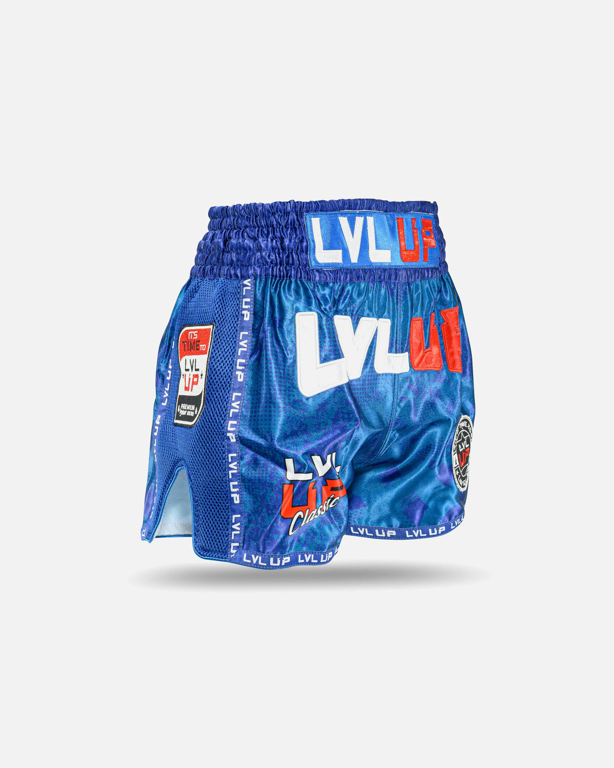 LVL UP Muay Thai Shorts Stadium - Blauw