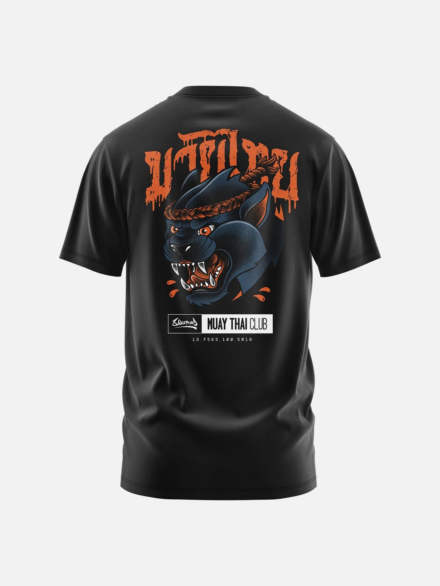 T-shirt 8 WEAPONS Panther – Preto