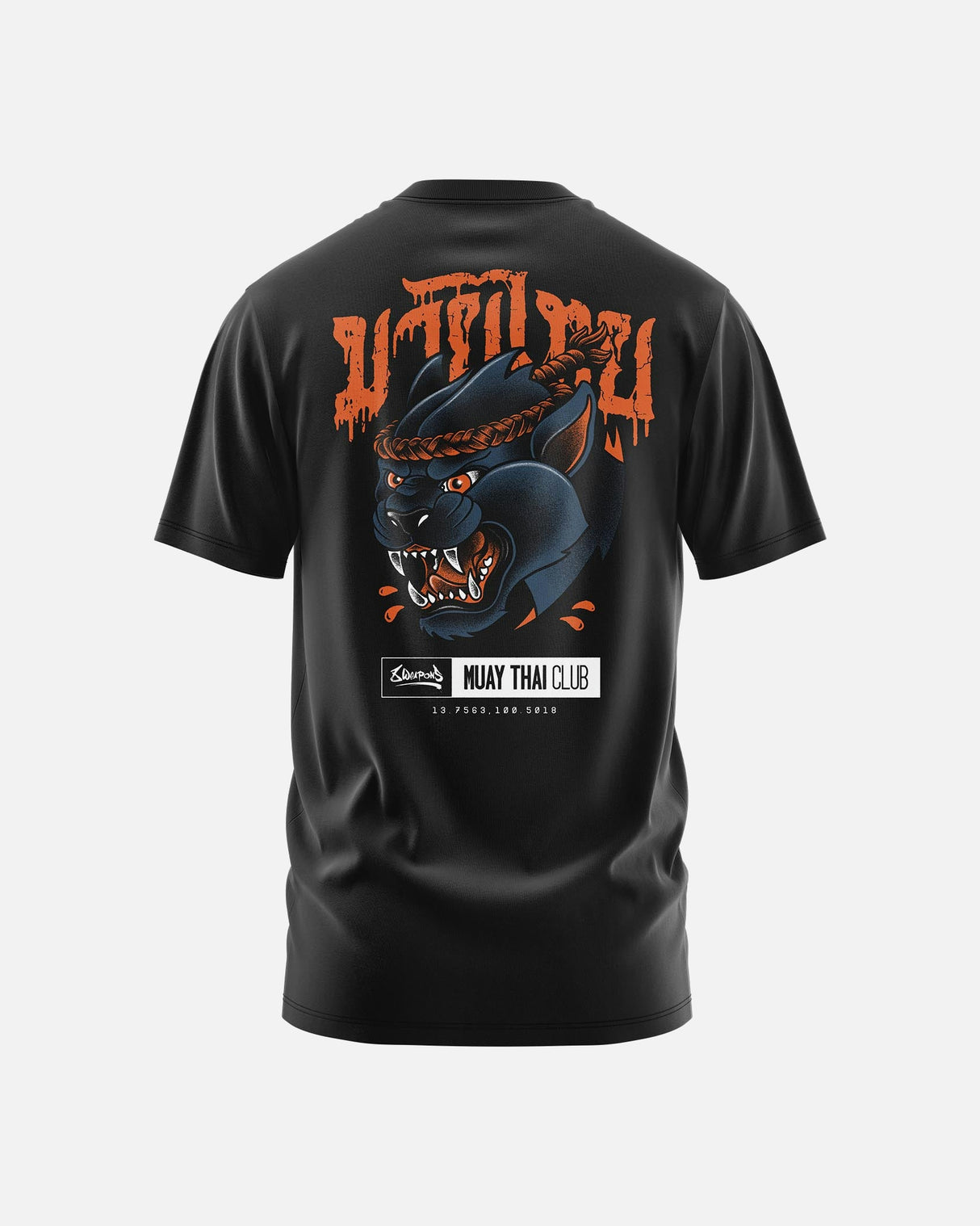 8 WEAPONS T-Shirt Panther - Zwart