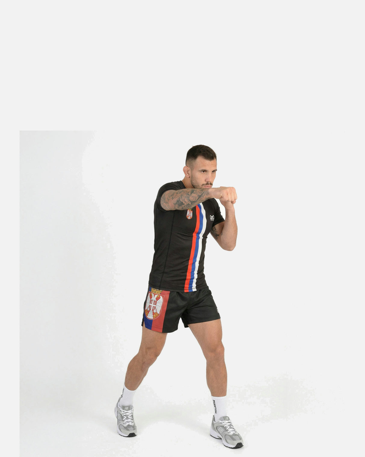Phantom Athletics Rashguard Team Serbia - Zwart