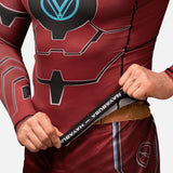 Marvel Rashguard Lange Mouwen Iron Man - Rood