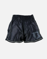 Booster Muay Thai Shorts Combat Series 4 Kinderen - Zwart
