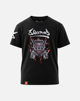 8 WEAPONS T-Shirt Beastial Wolf - Zwart/Rood