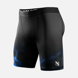 Hayabusa x UFC BJJ Compressie Shorts - Zwart/Blauw