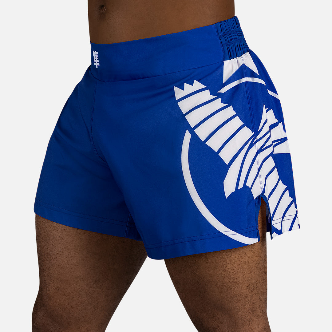 Hayabusa Muay Thai Shorts Icon - Blauw/Wit