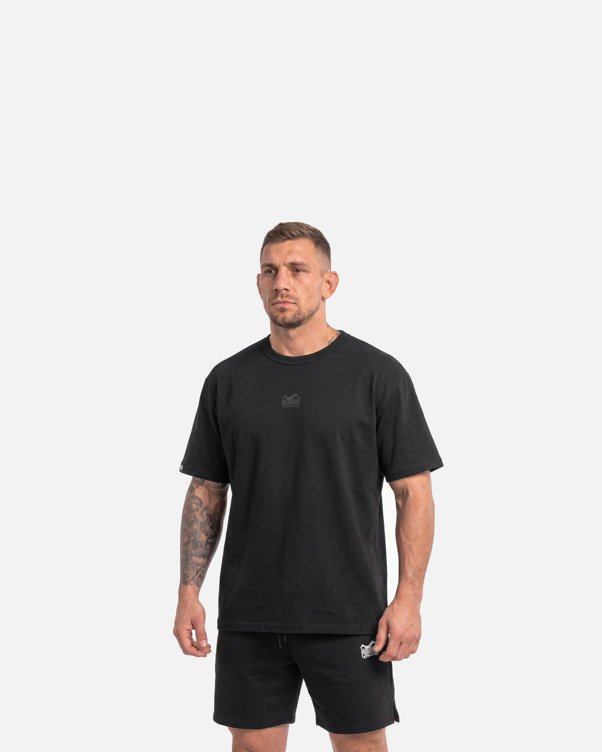 Phantom Athletics T-Shirt Oversize Blacked - Zwart