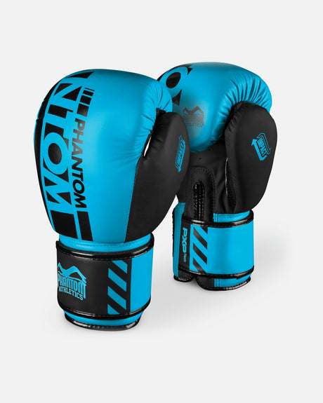 Mănuși de box Phantom Athletics APEX – Albastru Neon