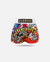 Blegend Muay Thai Shorts Legend 3 - Wit