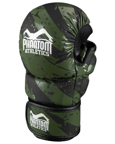 Gants de MMA Phantom Athletics Camo Tiger – Vert armée