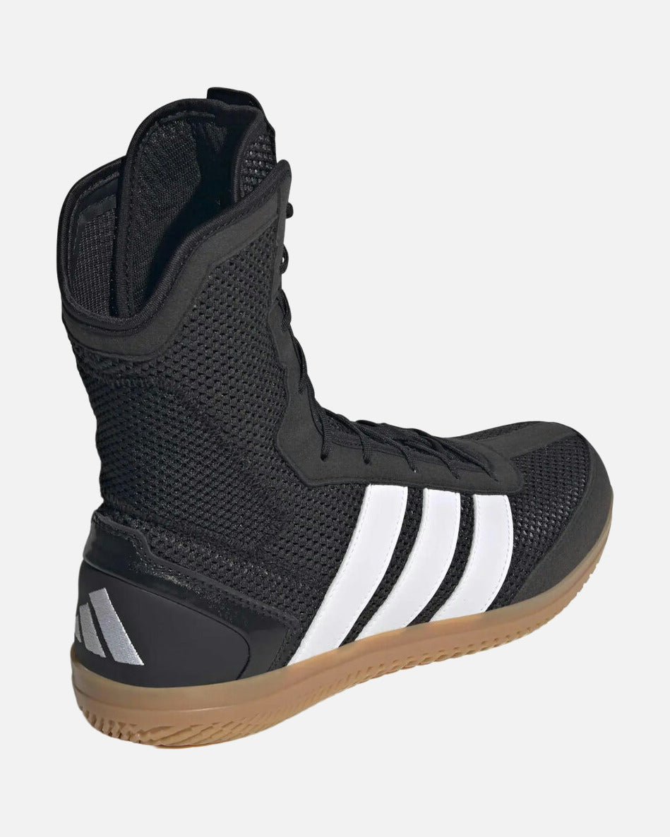 Adidas Boxschuhe Box Hog Wide – Schwarz/Weiß