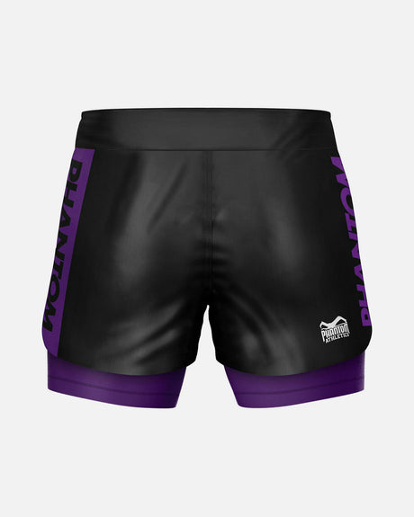 Phantom Athletics Compression Shorts Fusion-R 2in1 Ranked – Purple