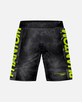 Phantom Athletics MMA Shorts EVO Neon - Zwart Camo/Neon