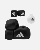 Adidas Boxhandschuhe Set 12oz – Schwarz/Weiß