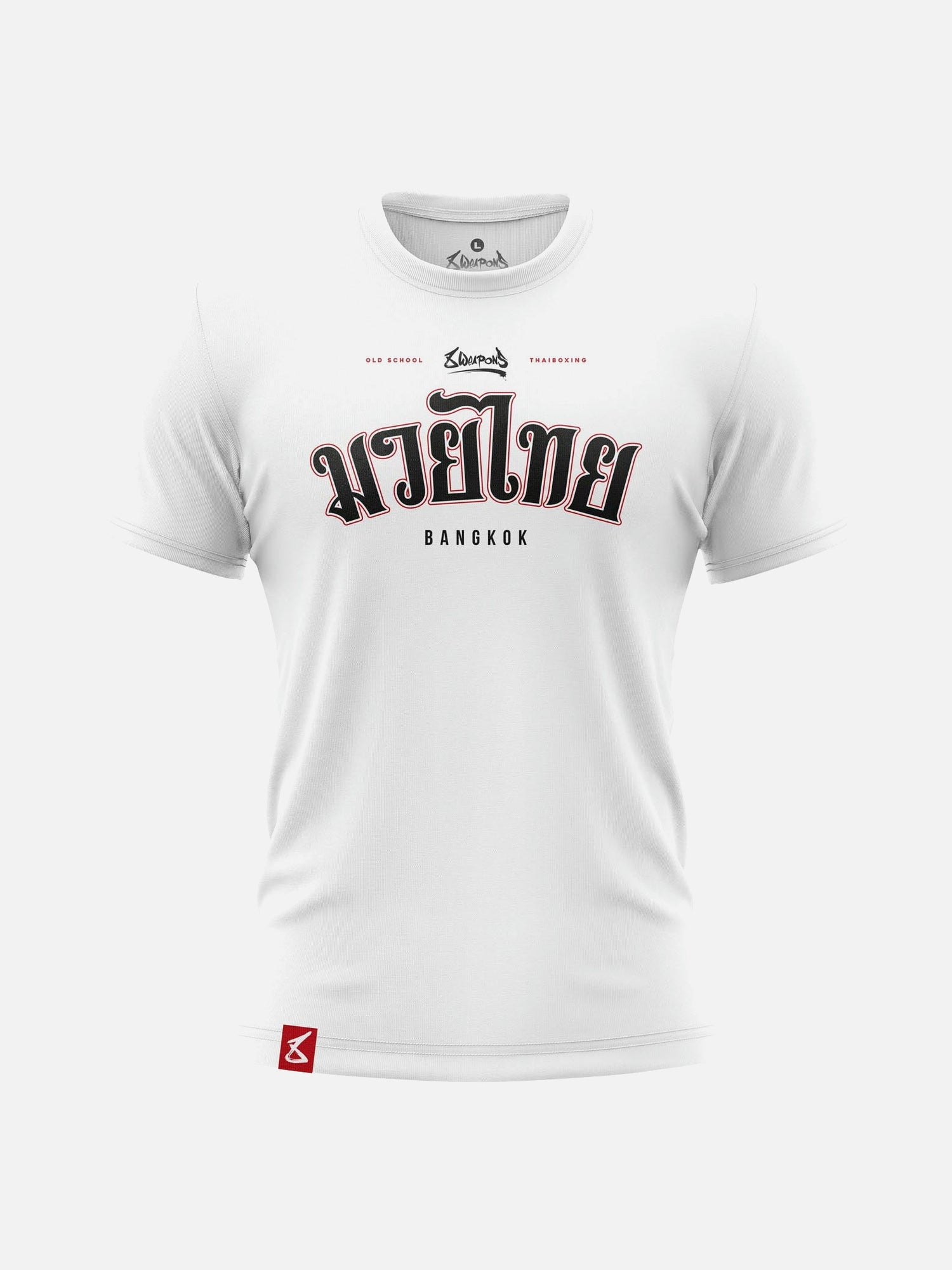Camiseta 8 WEAPONS Bangkok – Blanco/Negro