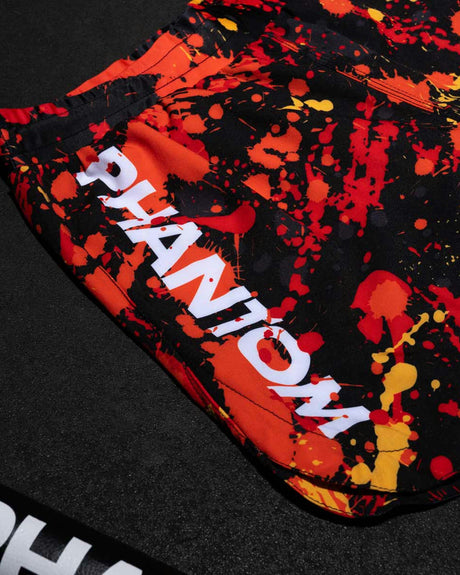 Phantom Athletics MMA Shorts Fusion Splatter – Red