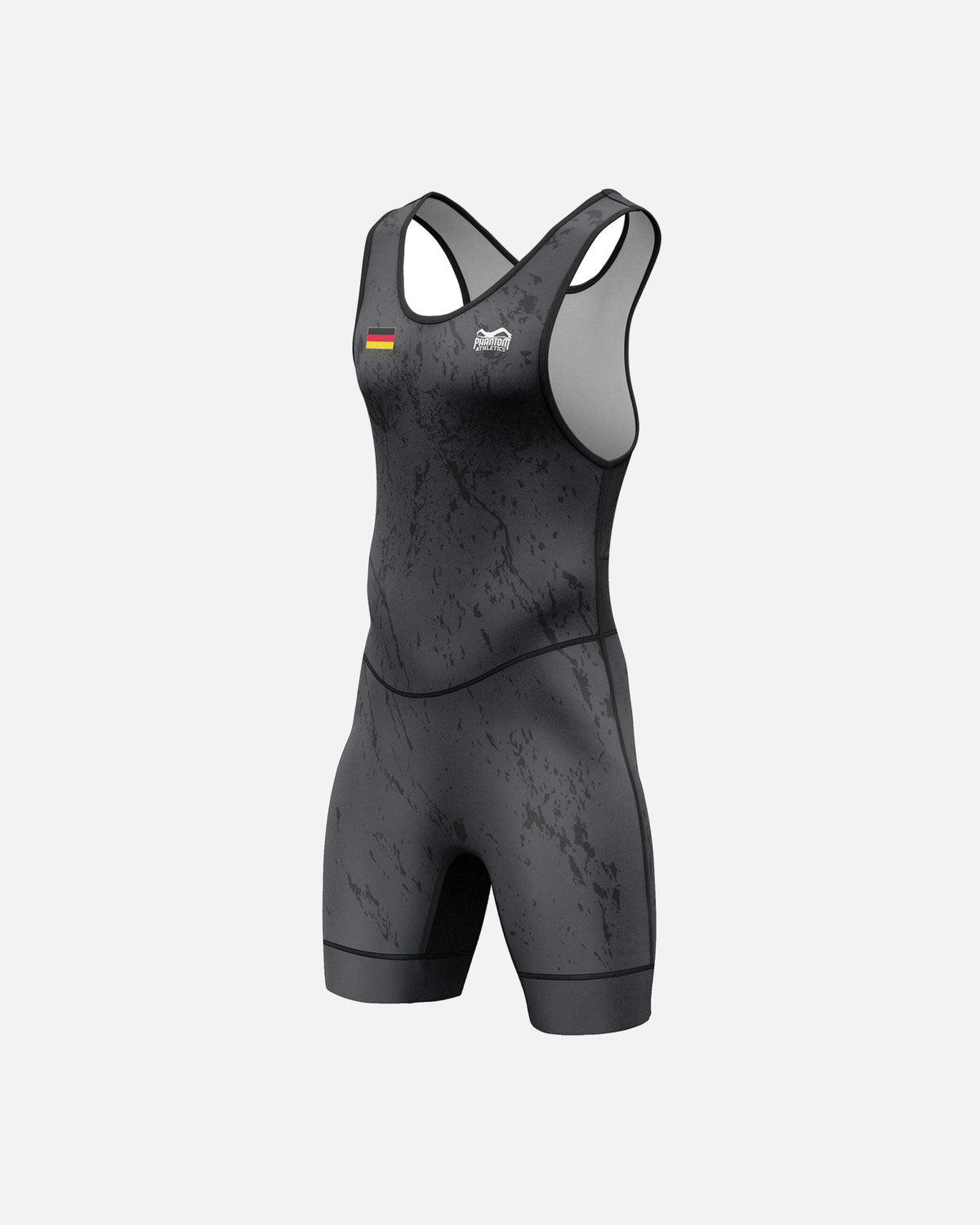 Phantom Athletics Worstelsinglet EVO Germany - Zwart/Grijs