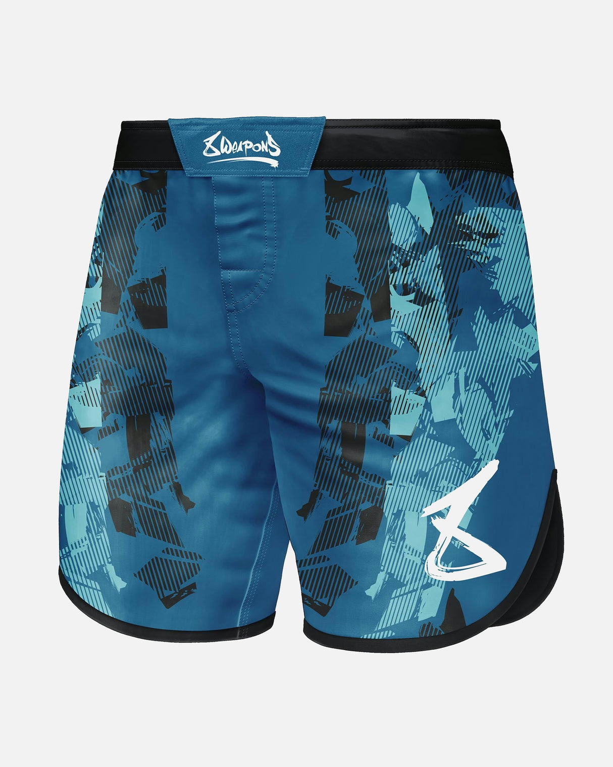 8 WEAPONS MMA Shorts Hit 2.0 - Marineblauw/Zwart