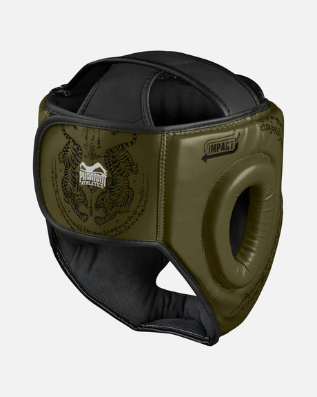 Chránič hlavy Phantom Athletics Muay Thai – Vojenská zelená