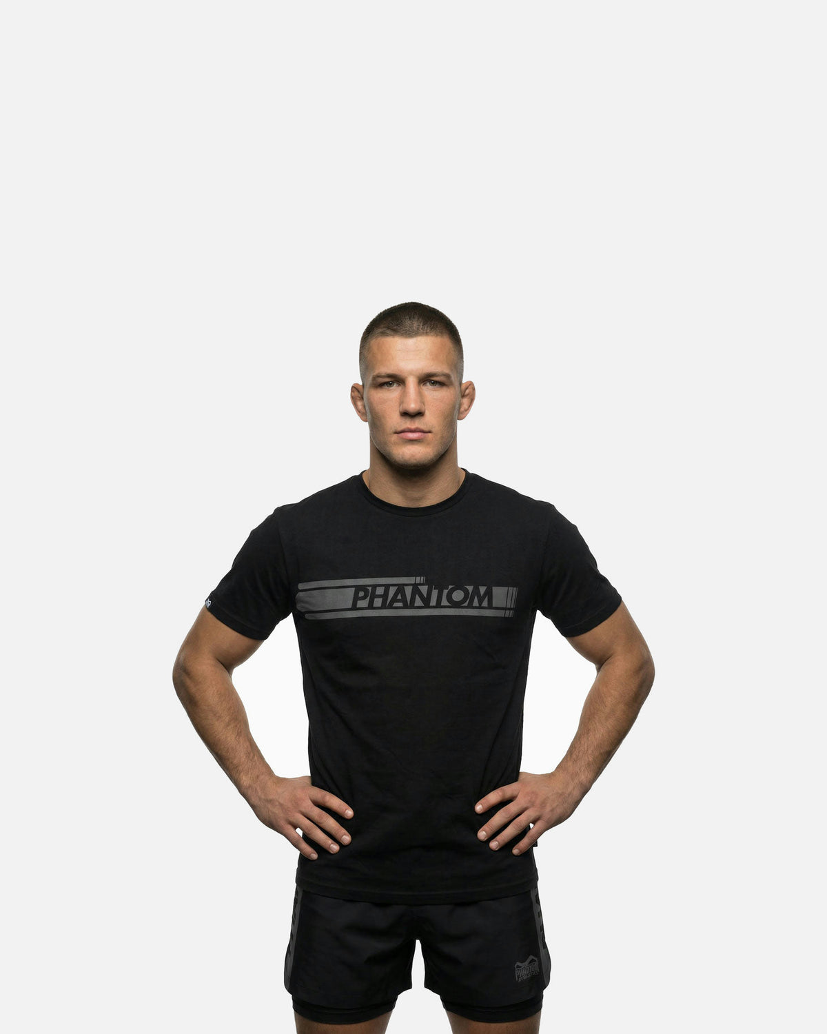 Phantom Athletics T-Shirt Apex 2 - Zwart/Grijs