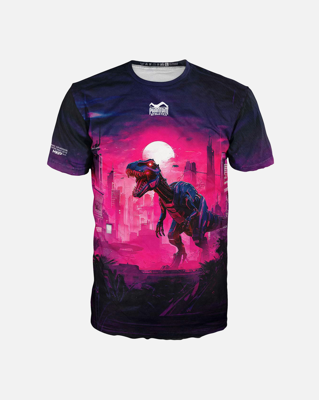 Phantom Athletics T-Shirt EVO Cyber-X - Paars/Blauw