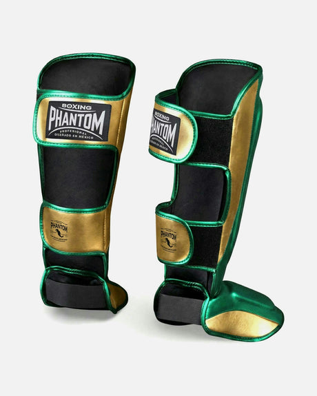 Caneleiras Phantom Athletics Mexico – Verde/Ouro