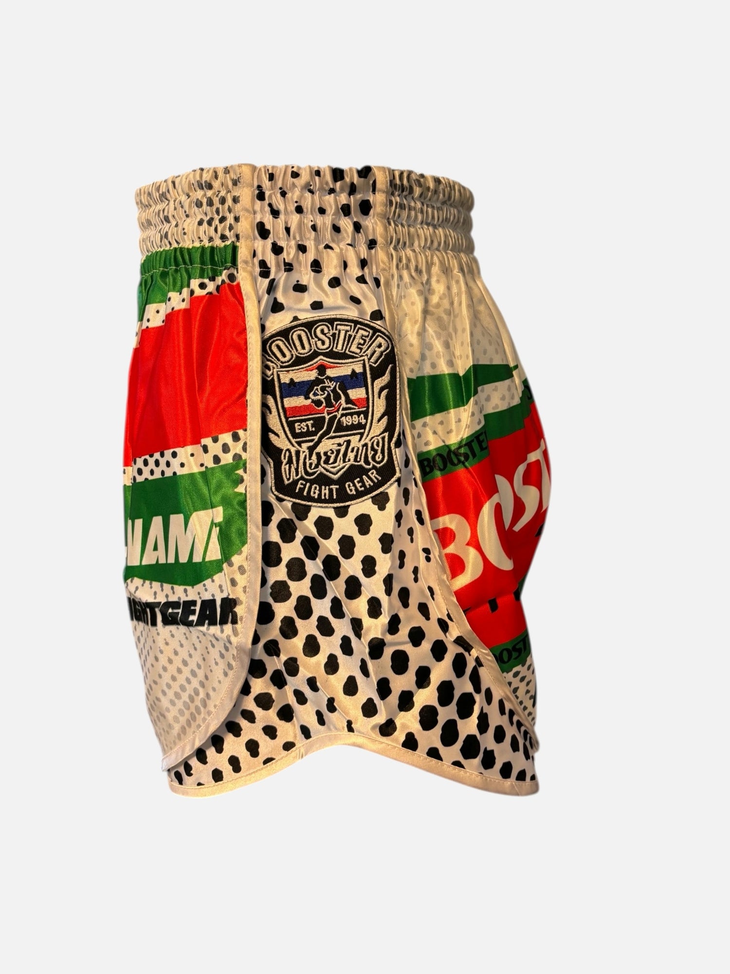 Booster Muay-Thai-Shorts Suriname – Weiß