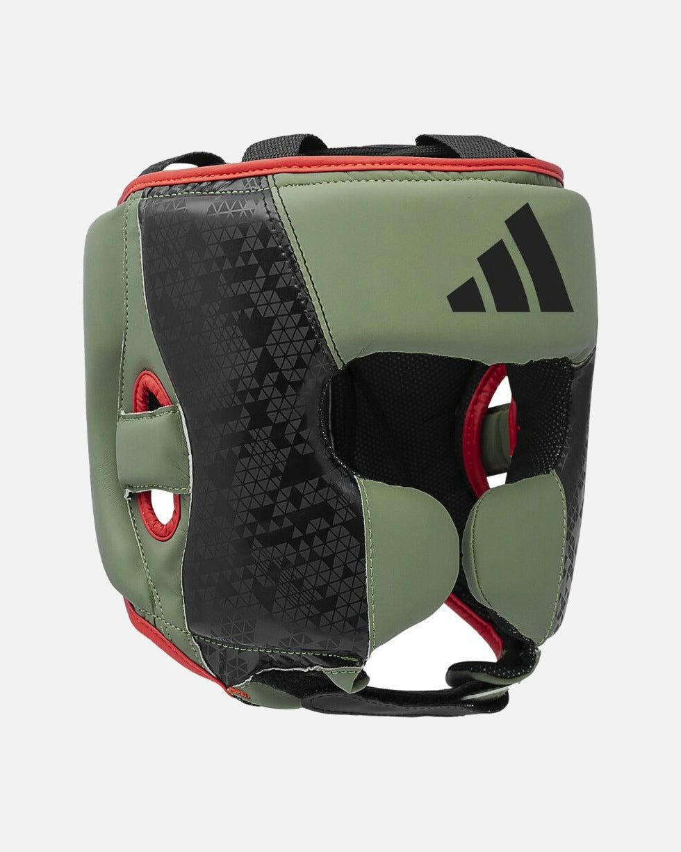 Kask bokserski Adidas Combat 50 – Zielony/Czarny