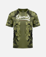 8 WEAPONS T-Shirt Functioneel Hit 2.0 - Olijf-Zwart