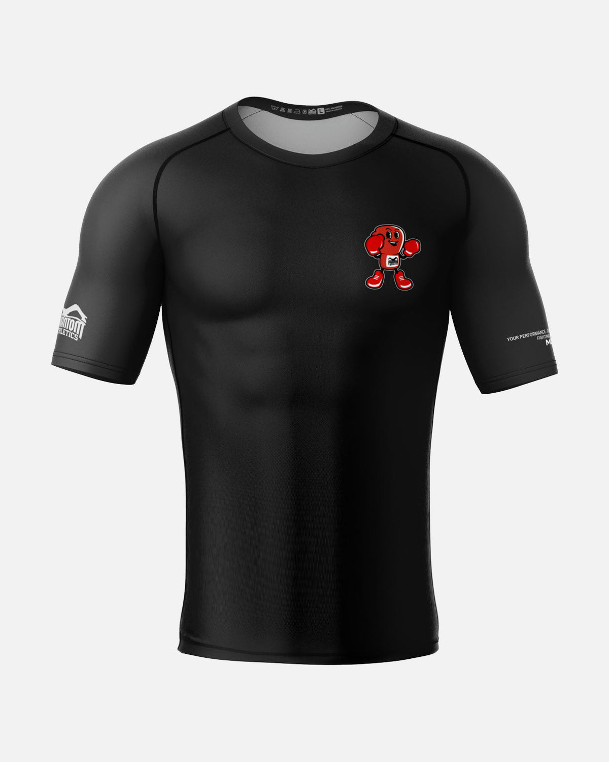 Phantom Athletics Rashguard EVO Punchy - Zwart