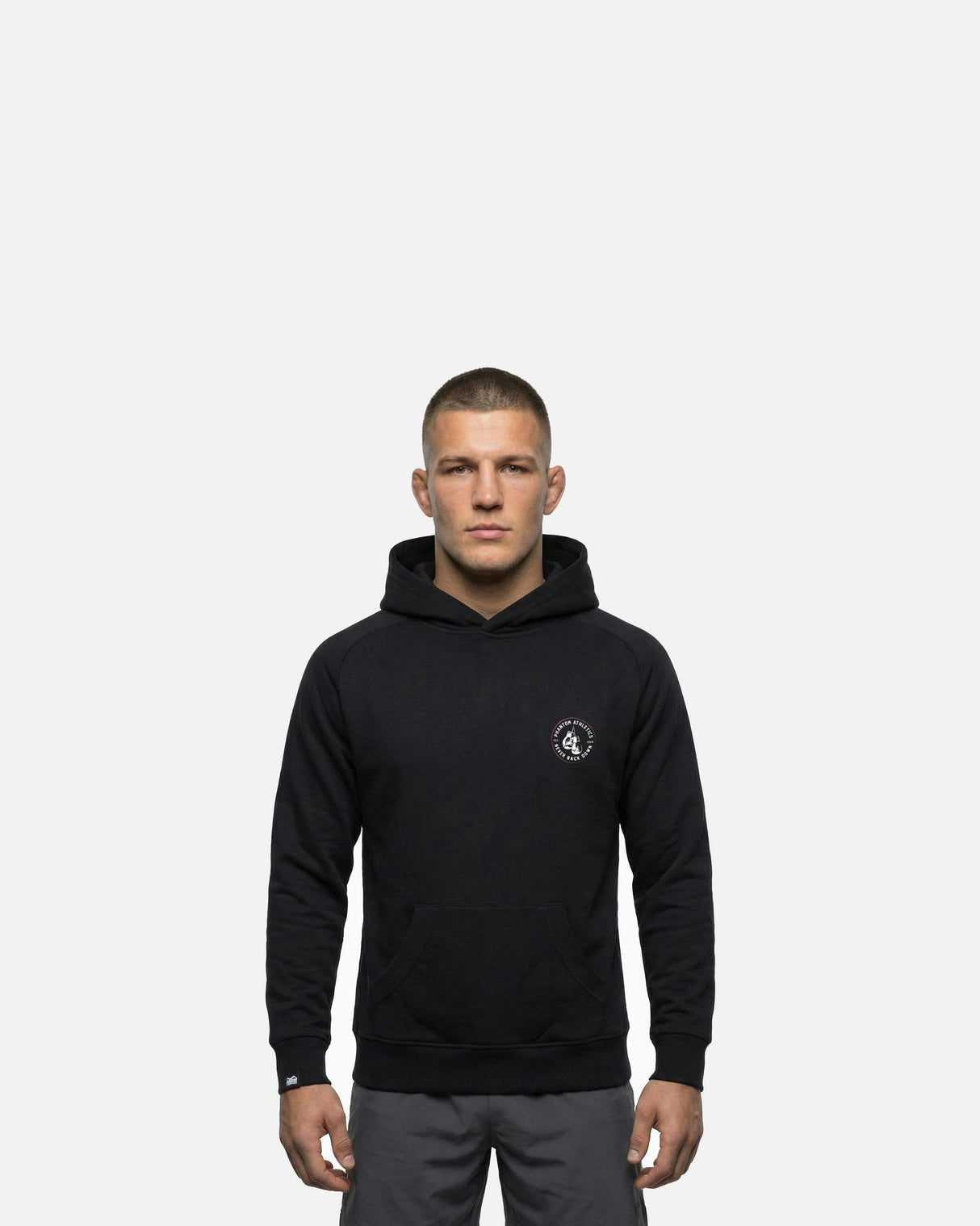 Phantom Athletics Hoodie Never Back Down - Zwart