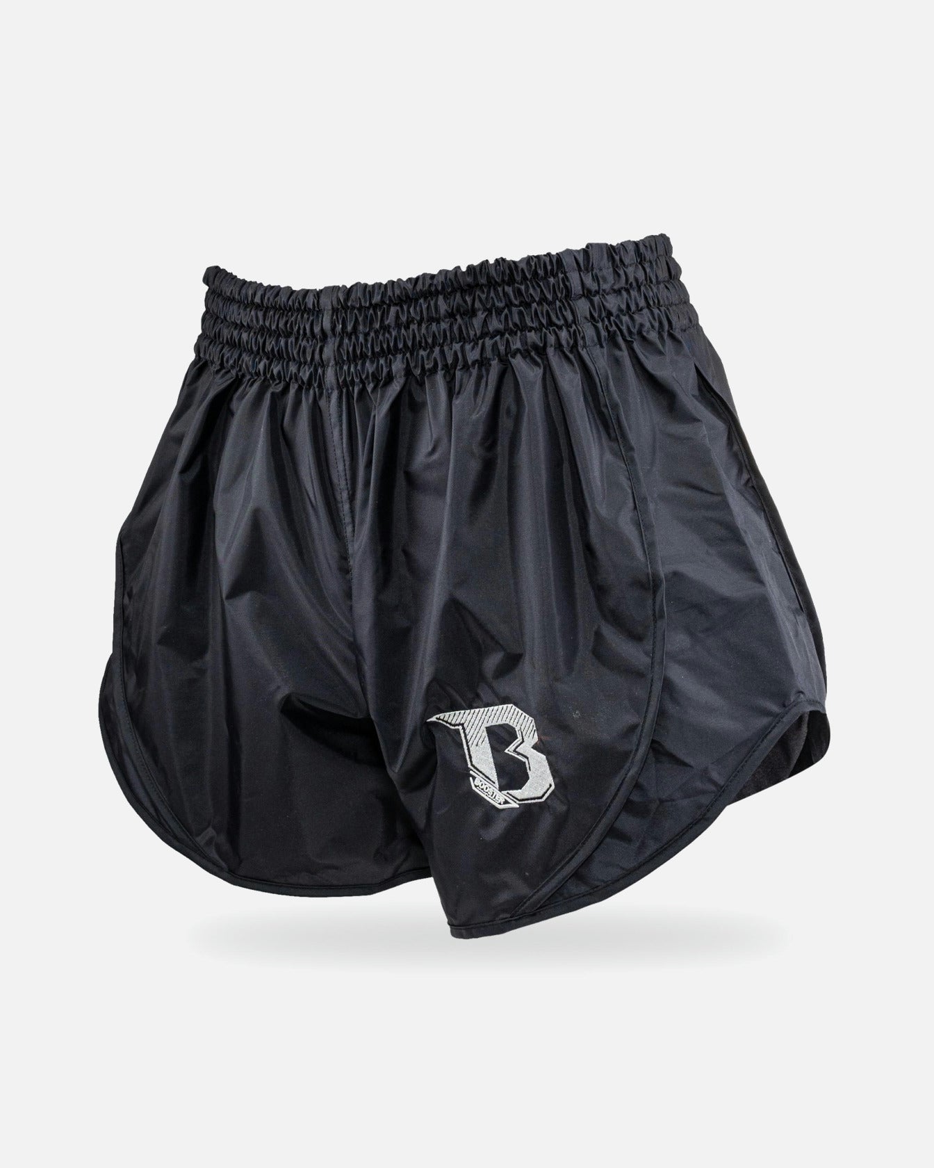 Shorts de Muay Thai Booster Retro Hybrid – Noir