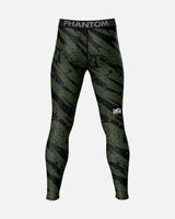 Phantom Athletics Compressie Shorts Camo Tiger - Legergroen