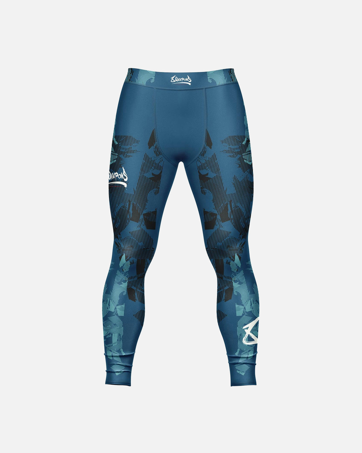 8 WEAPONS Compressiebroek Hit 2.0 - Marineblauw/Zwart
