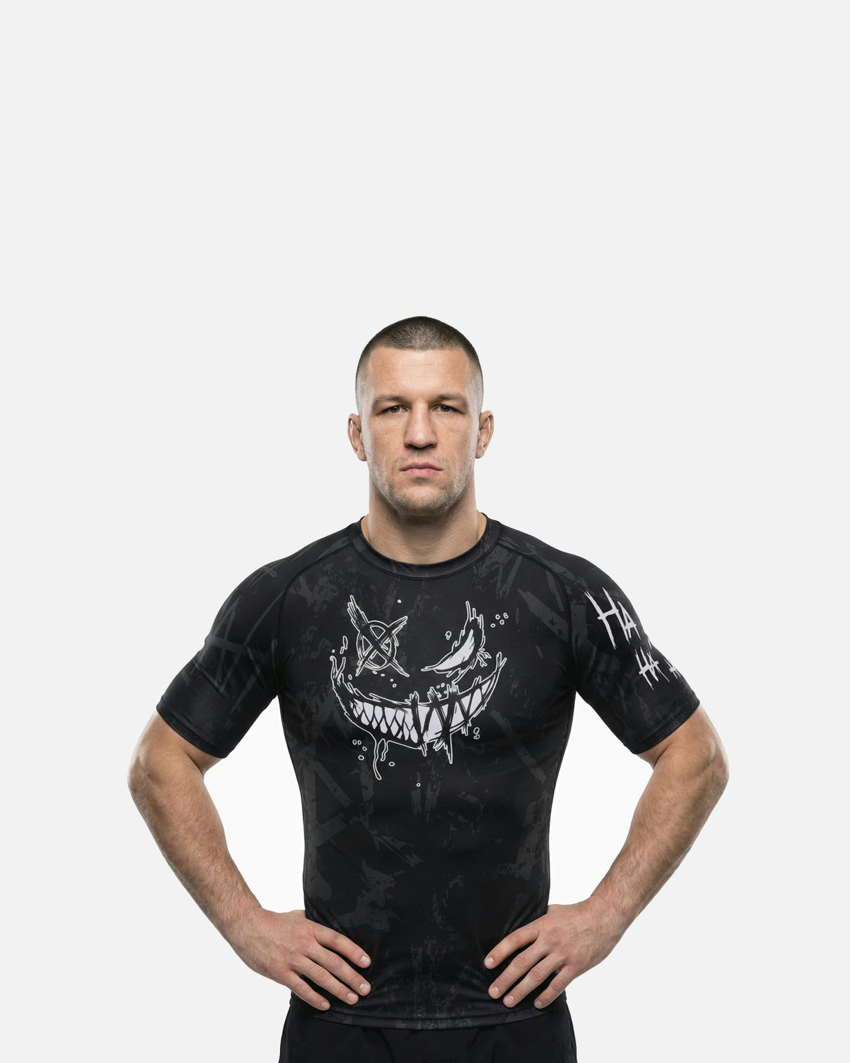 Phantom Athletics Rashguard EVO Two Serious - Zwart
