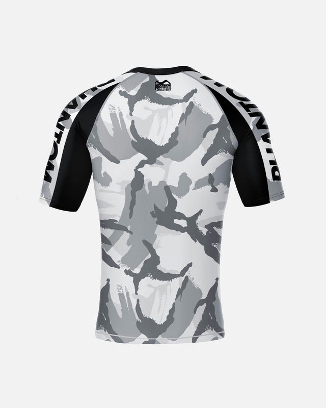 Rashguard Phantom Athletics Warfare Winter Camo – Bílý
