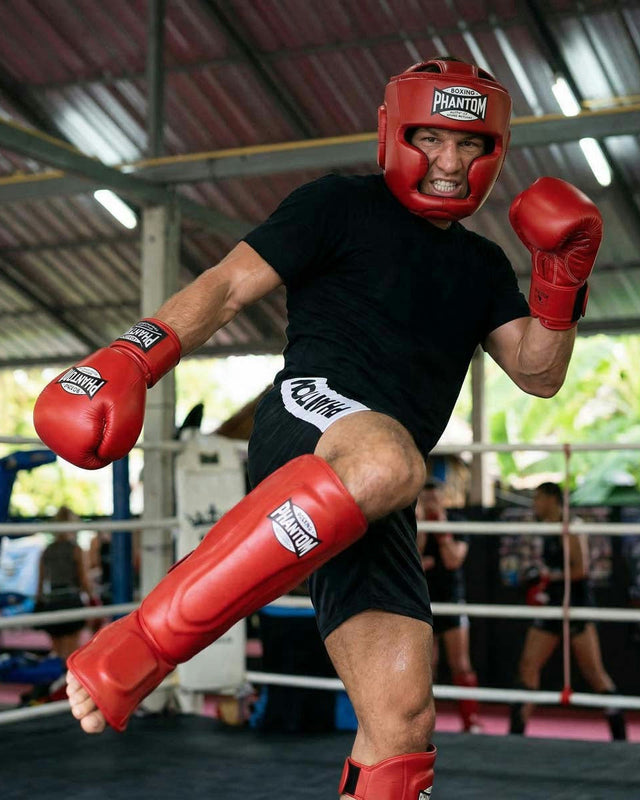 Ochraniacze na piszczele Phantom Athletics Mexico – Czerwone