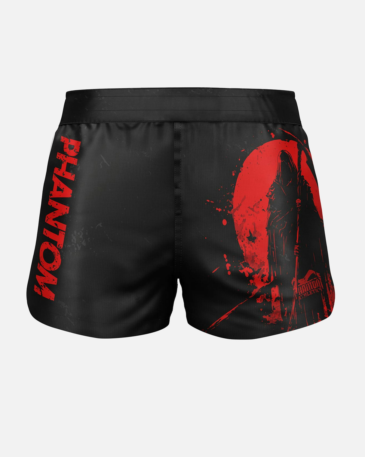 Phantom Athletics MMA Shorts Fusion-R Reaper - Zwart/Rood
