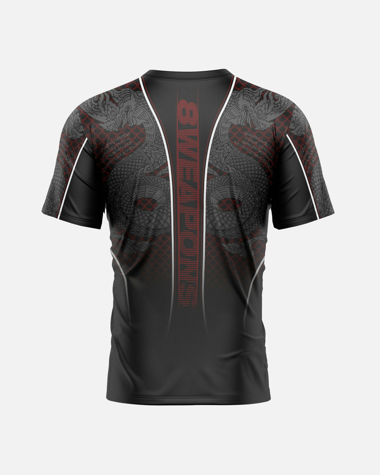 8 WEAPONS Functioneel T-Shirt Naga Yant - Zwart/Rood