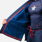 Marvel BJJ Gi Captain America - Blauw