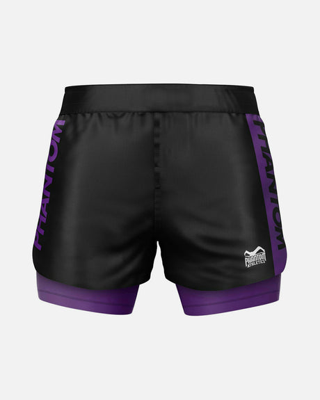 Phantom Athletics Compression Shorts Fusion-R 2in1 Ranked – Blue