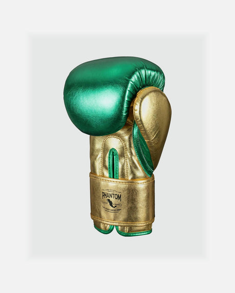 Gants de boxe Phantom Athletics Mexico – Vert/Or