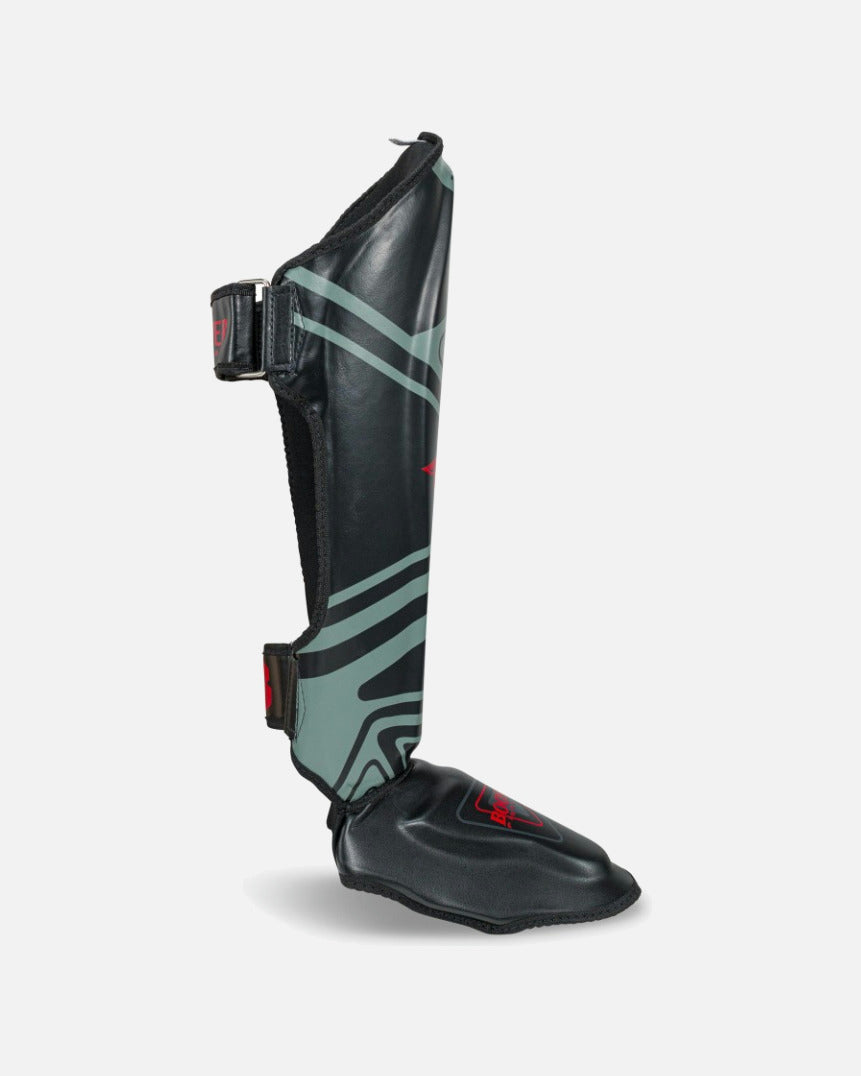 Booster Scheenbeschermers V10 - Zwart