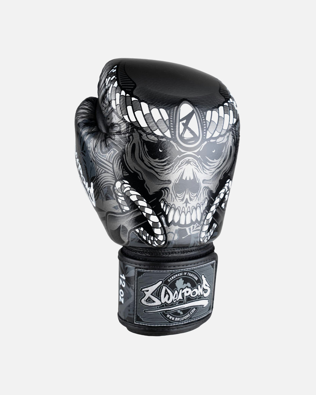 8 WEAPONS Bokshandschoenen Bone Island - Zwart