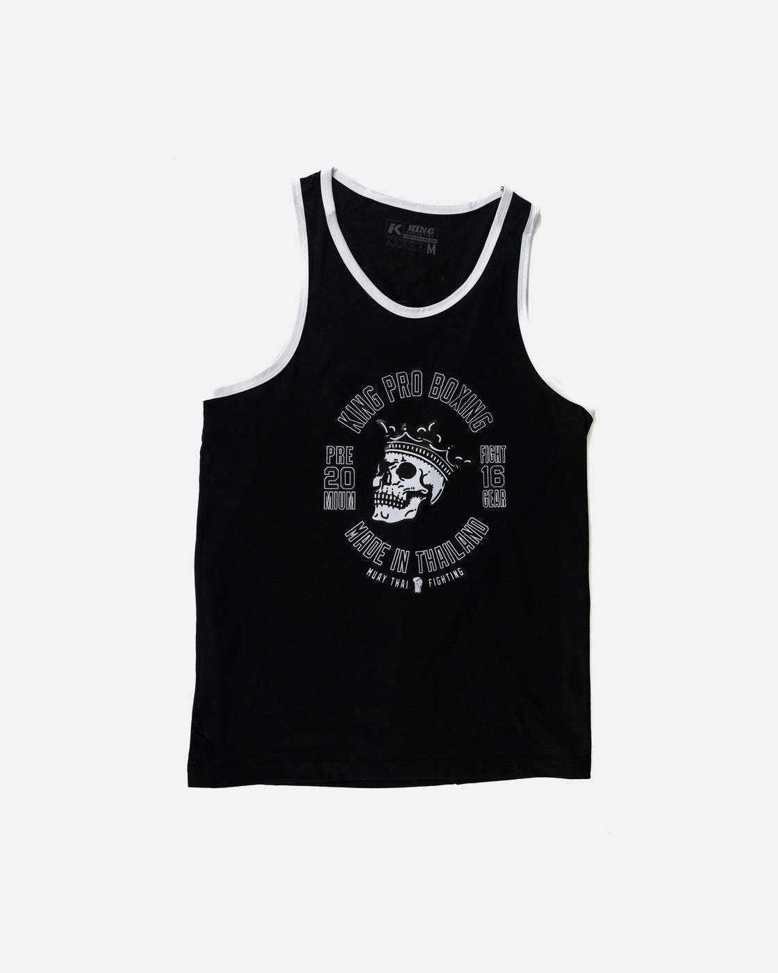 King Pro Boxing T-Shirt Skull 1 - Zwart